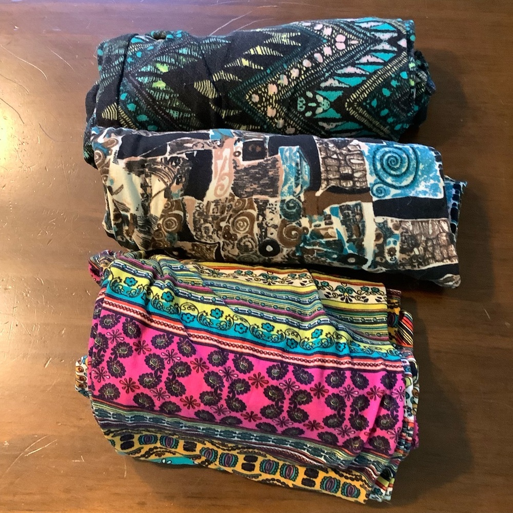 Vibrant Abstract Print Leggings